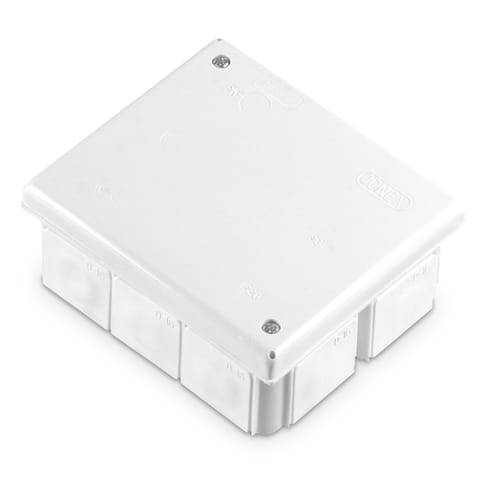 ⁨Puszka instalacyjna, izolacyjna, odgałęźna, 10-wlotowa, n/t, z dławicami D-16, IP54, wymiar 8095⁩ w sklepie Wasserman.eu