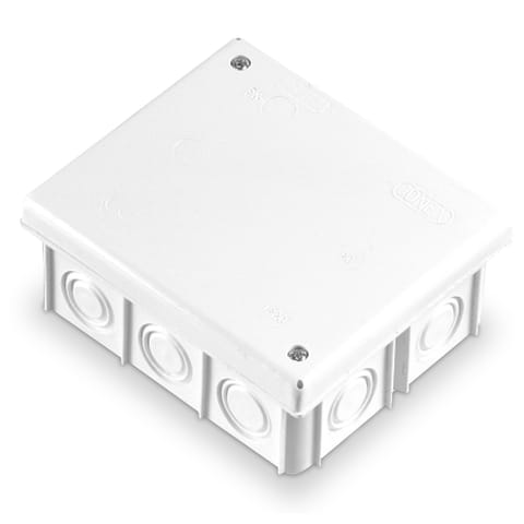 ⁨Puszka instalacyjna, izolacyjna, odgałęźna, 14-wlotowa, wtynkowa z osłabieniami ścianek, ?16÷21, IP20, wymiar 8095⁩ w sklepie Wasserman.eu