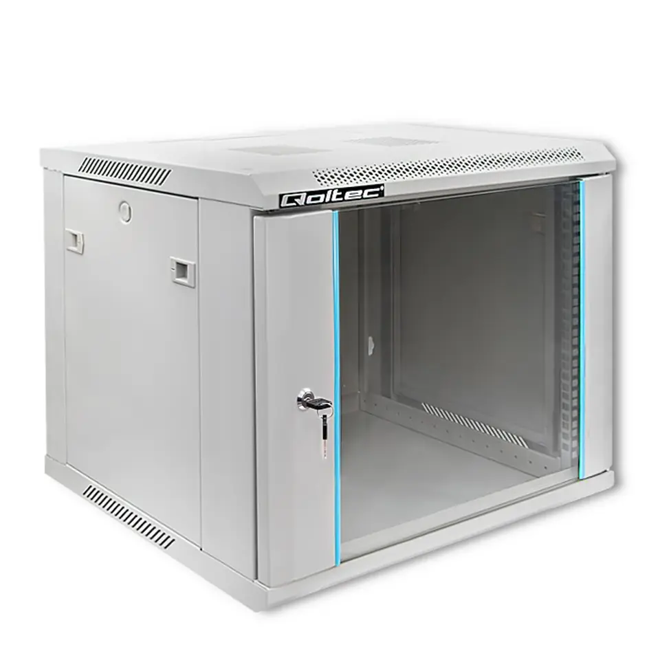 ⁨Qoltec 54486 RACK cabinet 19" | 9U | 600 x 500 x 600⁩ at Wasserman.eu