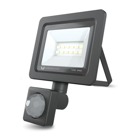⁨Naświetlacz led proxim ii 10w |4500k| pir ip66 forever light⁩ w sklepie Wasserman.eu