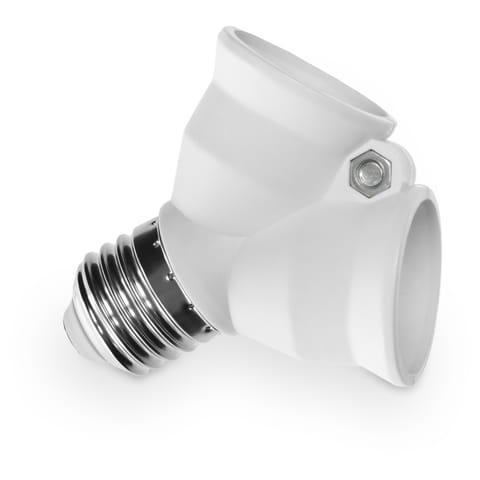 ⁨Przejściówka rozgałęźnik żarówki (adapter) e27/2xe27⁩ w sklepie Wasserman.eu