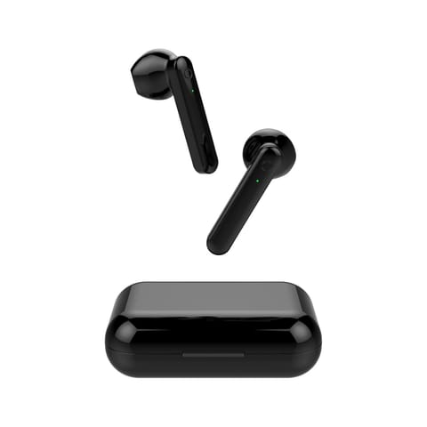 ⁨Forever słuchawki bluetooth twe-110 earp z etui ładującym czarny⁩ w sklepie Wasserman.eu