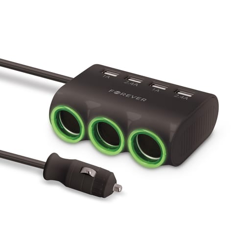 ⁨Forever rozdzielacz gniazda samochodowego css-05 4x usb⁩ w sklepie Wasserman.eu
