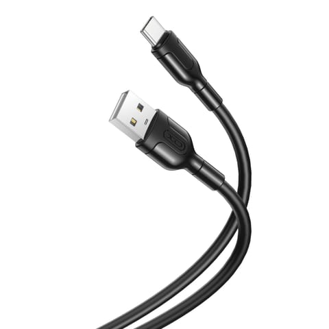 ⁨Xo kabel nb212 usb – usb-c 1,0 m 2,1a czarny⁩ w sklepie Wasserman.eu