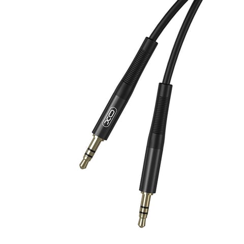 ⁨Xo kabel audio nb-r175a jack 3,5mm – jack 3,5mm 1,0 m czarny⁩ w sklepie Wasserman.eu