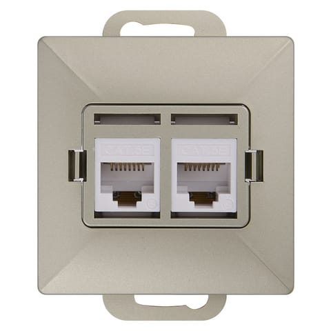 ⁨Gniazdo telefoniczne p/t 2x8pin zacisk krone lsa+ (moduł)⁩ w sklepie Wasserman.eu