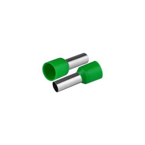 ⁨Końcówka tulejkowa izolowana do przewodów 1x10mm2; dł tulejki 21,5mm zielony  20 szt.⁩ w sklepie Wasserman.eu
