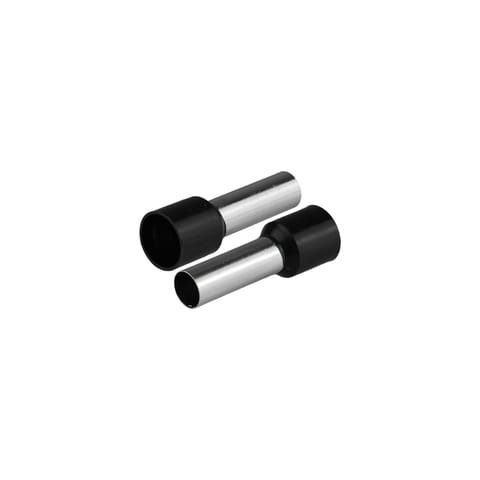 ⁨Końcówka tulejkowa izolowana do przewodów 1x16mm2; dł tulejki 28,2mm czarny  20 szt.⁩ w sklepie Wasserman.eu