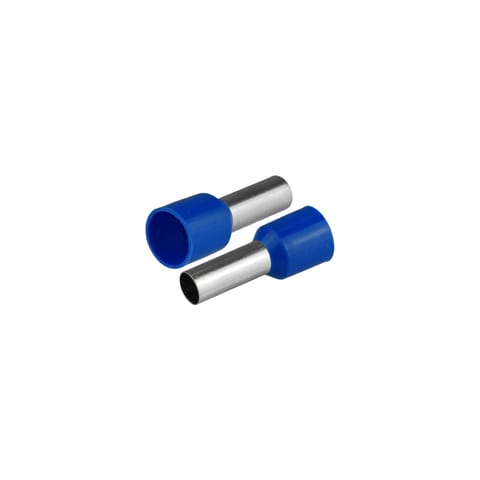 ⁨Końcówka tulejkowa izolowana do przewodów 1x10mm2; dł tulejki 21,5mm niebieski 20 szt.⁩ w sklepie Wasserman.eu