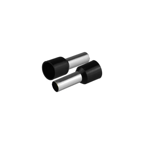 ⁨Końcówka tulejkowa izolowana do przewodów 1x10mm2; dł tulejki 21,5mm czarny  20 szt.⁩ w sklepie Wasserman.eu