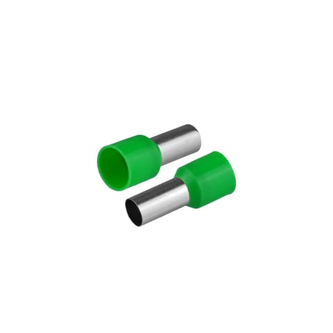 ⁨Końcówka tulejkowa izolowana do przewodów 1x16mm2; dł tulejki 22,2mm zielony  50 szt.⁩ w sklepie Wasserman.eu