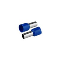⁨Końcówka tulejkowa izolowana do przewodów 1x16mm2; dł tulejki 22,2mm niebieski 50 szt.⁩ w sklepie Wasserman.eu