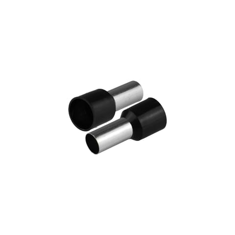 ⁨Końcówka tulejkowa izolowana do przewodów 1x16mm2; dł tulejki 22,2mm czarny  50 szt.⁩ w sklepie Wasserman.eu