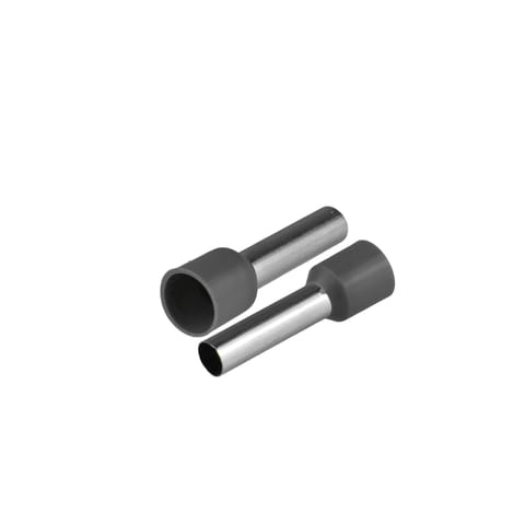 ⁨Końcówka tulejkowa izolowana do przewodów 1x10mm2; dł tulejki 27,5mm szary 50 szt.⁩ w sklepie Wasserman.eu