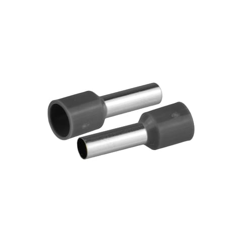 ⁨Końcówka tulejkowa izolowana do przewodów 1x6mm2; dł tulejki 20mm szary 50 szt.⁩ w sklepie Wasserman.eu