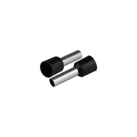⁨Końcówka tulejkowa izolowana do przewodów 1x6mm2; dł tulejki 20mm czarny  50 szt.⁩ w sklepie Wasserman.eu