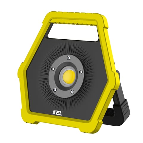 ⁨Naświetlacz akumulatorowy kel, 10w, 1100 lm, 4400 mah, 3-6h, usb-c⁩ w sklepie Wasserman.eu