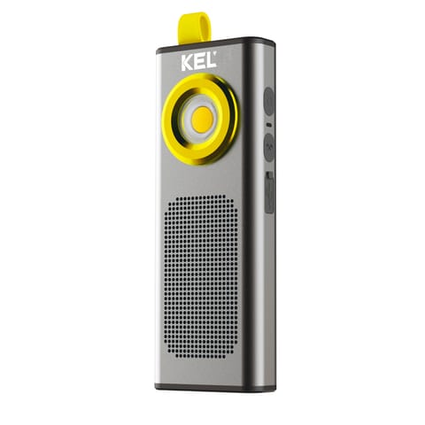 ⁨Latarka inspekcyjna z głośnikiem kel, 500 lm, 2000 mah, usb-c,4-5h, bluetooth, ipx4, ik07⁩ w sklepie Wasserman.eu