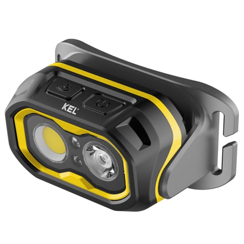⁨Latarka czołowa z sensorem kel, 800 lm, 700 mah, usb-c, ipx6, ik07⁩ w sklepie Wasserman.eu