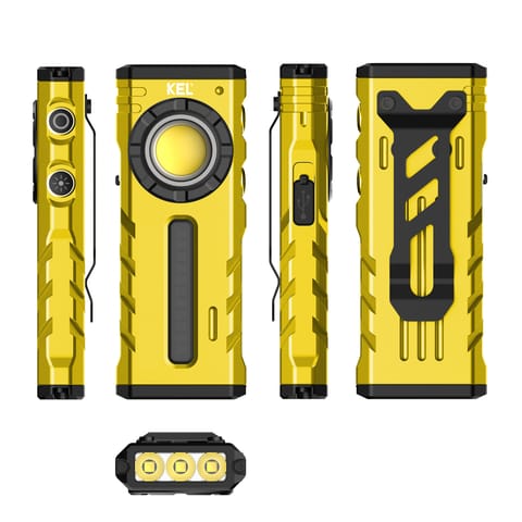 ⁨Latarka ręczna inspekcyjna kel, 1800 lm, 2000 mah, usb-c, 4-20h, ipx6, ik07⁩ w sklepie Wasserman.eu