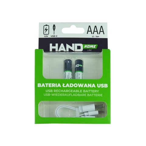 ⁨Bateria ładowana usb-c, 750mwh, 2xaaa⁩ w sklepie Wasserman.eu