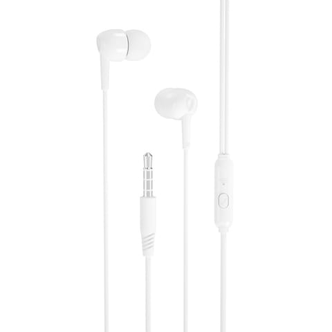 ⁨Xo słuchawki przewodowe ep37 jack 3,5mm dokanałowe białe⁩ w sklepie Wasserman.eu