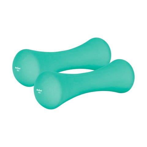 ⁨Hantelki żeliwne neoprenowe 2x3kg, REBEL ACTIVE⁩ w sklepie Wasserman.eu