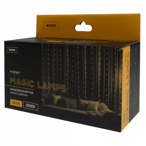 ⁨Magiczna kurtyna 200led 3m*1m 3000k,dc5v⁩ w sklepie Wasserman.eu