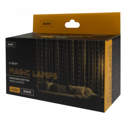 ⁨Magiczna kurtyna 400led 3m*2m 3000k,dc5v⁩ w sklepie Wasserman.eu