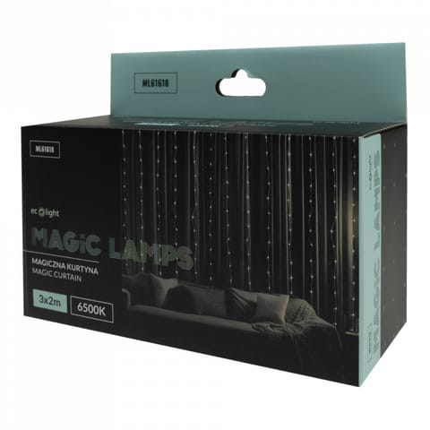⁨Magiczna kurtyna 400led 3m*2m 6500k,dc5v⁩ w sklepie Wasserman.eu