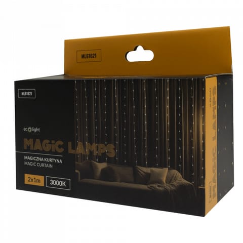⁨Magiczna kurtyna 200led 2m*1m 3000k,dc5v⁩ w sklepie Wasserman.eu