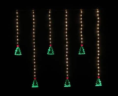⁨Dekor świąteczny girlanda choinka led 1.2m x 1.2 m / 3m⁩ w sklepie Wasserman.eu