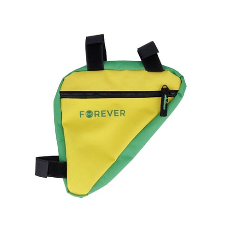 ⁨Torba rowerowa pod ramę fb-100 forever outdoor żółto-zielona⁩ w sklepie Wasserman.eu