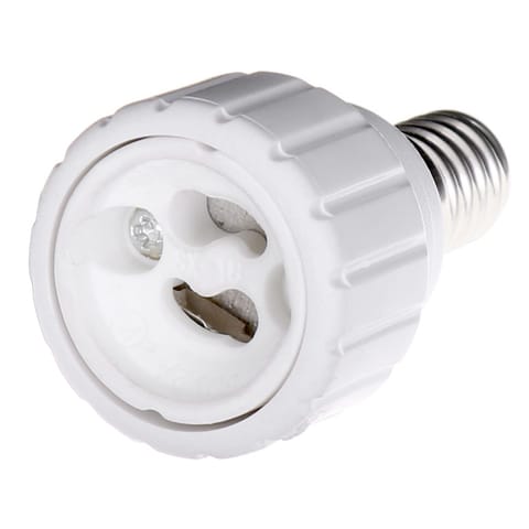 ⁨Przejściówka z e-14 na gu-10, ceramiczna, adapter⁩ w sklepie Wasserman.eu