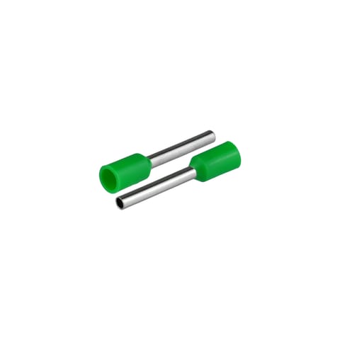⁨Końcówka tulejkowa izolowana do przewodów 1x1mm2; dł tulejki 18,4mm zielony  50 szt.⁩ w sklepie Wasserman.eu