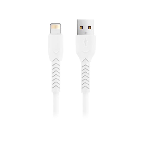 ⁨Maxlife kabel mxuc-04 usb – lightning 1,0 m 3a biały⁩ w sklepie Wasserman.eu