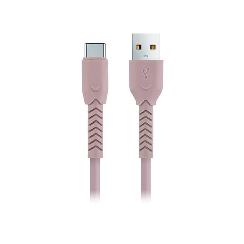 ⁨Maxlife kabel mxuc-04 usb – usb-c 1,0 m 3a różowy⁩ w sklepie Wasserman.eu