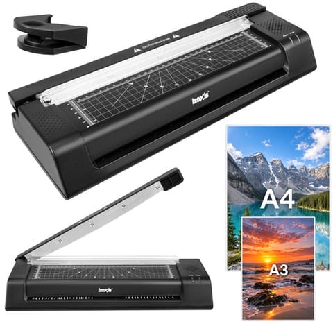 ⁨Laminator A3 z gilotyną Izoxis⁩ w sklepie Wasserman.eu