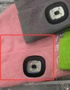 ⁨BQ83C Czapka z latarka led różowa⁩ w sklepie Wasserman.eu