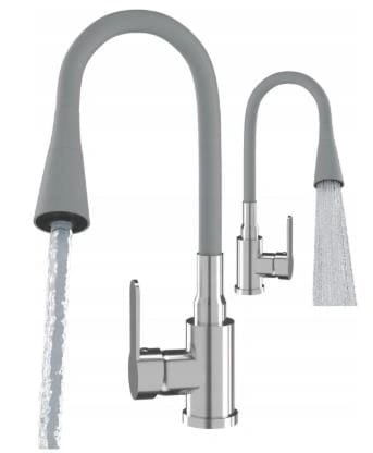 ⁨DA769 Bateria kuchenna elastyczna wylewka szara⁩ w sklepie Wasserman.eu