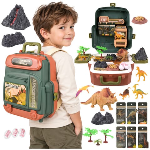 ⁨Dinozaury - zestaw w plecaku⁩ w sklepie Wasserman.eu