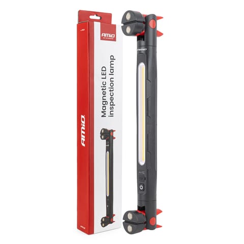⁨Lampa inspekcyjna led z magnesem i zaciskiem 4000 mah amio-05024⁩ w sklepie Wasserman.eu