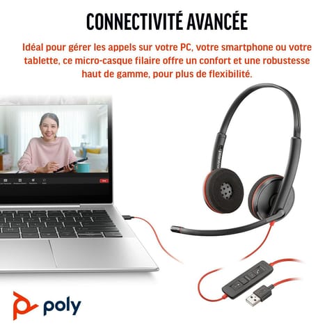 ⁨Poly Blackwire C3220 USB-C Headset⁩ w sklepie Wasserman.eu