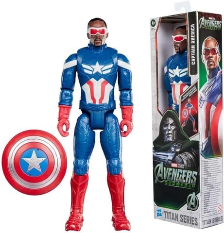⁨Figurka Avengers MV5 Titan Kapitan Ameryka 30cm⁩ w sklepie Wasserman.eu