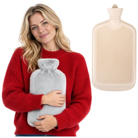 ⁨Termofor gumowy w pokrowcu 3,5L Zortiva⁩ w sklepie Wasserman.eu