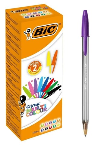 ⁨Długopis Cristal Multi Colour mix (20szt) BIC⁩ w sklepie Wasserman.eu