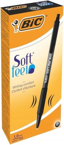 ⁨Długopis Soft Feel czarny (12szt) BIC⁩ w sklepie Wasserman.eu
