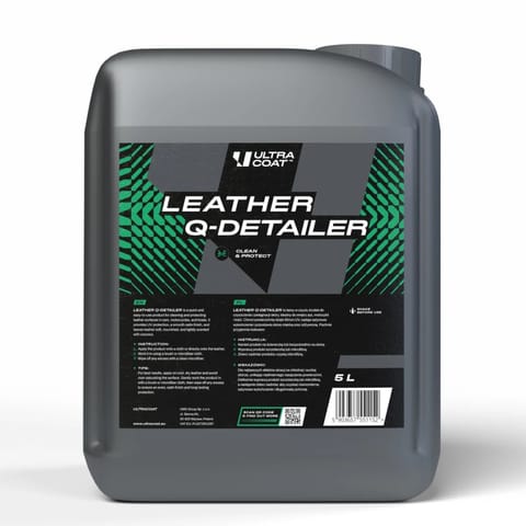 ⁨Ultracoat Leather Q-Detailer 5L - produkt do czyszczenia i zabezpieczenia skóry⁩ w sklepie Wasserman.eu