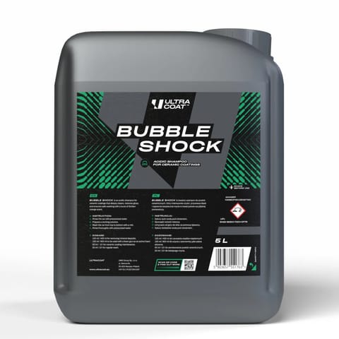⁨Ultracoat Bubble Shock 5L - kwaśny szampon do mycia aut zabezpieczonych powłokami⁩ w sklepie Wasserman.eu