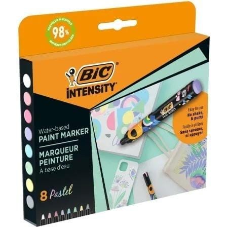 ⁨Markery akrylowe Intensity Pastel 12kol BIC⁩ w sklepie Wasserman.eu